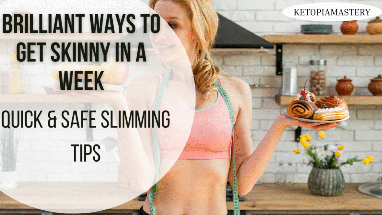 Brilliant Ways to Get Skinny in a Week | Quick & Safe Slimming tips