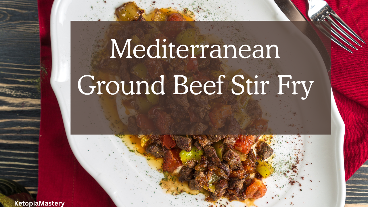 Mediterranean Ground Beef Stir Fry: